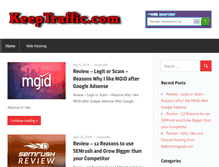 Tablet Screenshot of keeptraffic.com